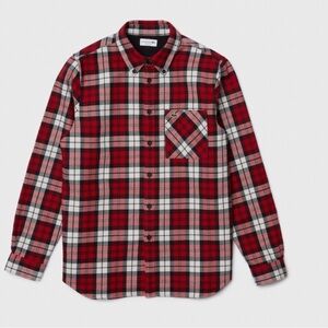 Men's Regular Fit Checkered Thick Flannel Overshirt